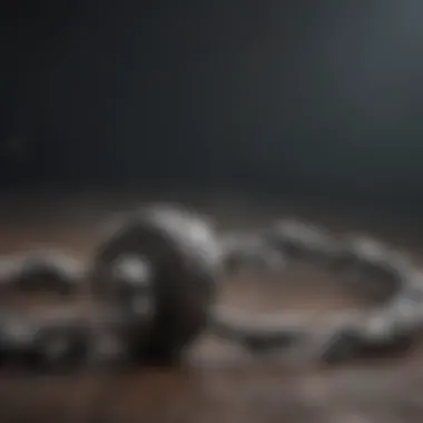 Breaking Free from Emotional Ties A broken chain symbolizing freedom from emotional bonds