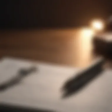 The Power of Self-Reflection A journal with a pen representing self-reflection