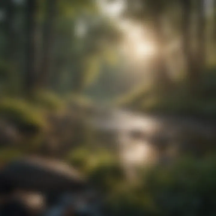Finding Peace in Nature A serene landscape symbolizing peace and recovery
