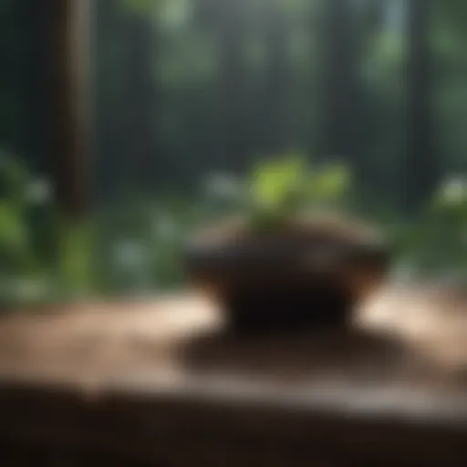 Mindfulness practice in a serene environment