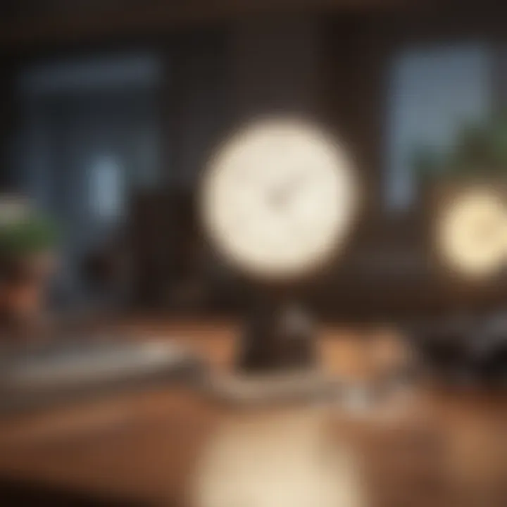 Time management tools on a desk