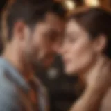 Couple sharing an intimate moment