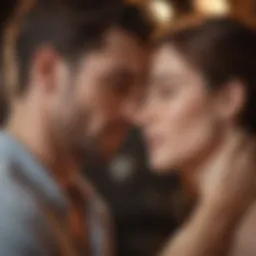 Couple sharing an intimate moment