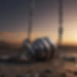 Abstract concept of breaking free from chains symbolizing overcoming depression