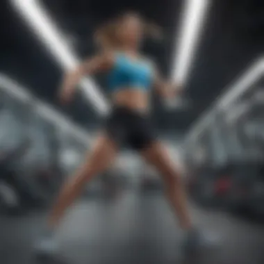 Energizing Your Life with Regular Exercise An abstract representation of energy and vitality, illustrating the overall wellness benefits of regular physical activity.