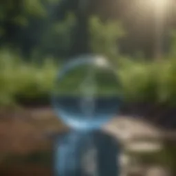 Symbol of emotional wellness represented by a serene landscape