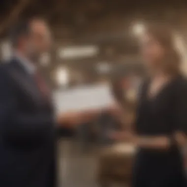 Donation check being presented to a nonprofit organization