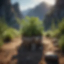 A serene landscape symbolizing personal growth and confidence