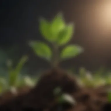 Cultivating Growth Mindset for Financial Success A flourishing plant symbolizing growth and opportunity