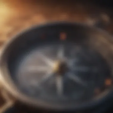 Navigating Personal and Professional Growth A compass illustrating the direction of personal and professional growth