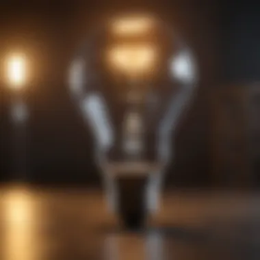 Generating Innovative Business Ideas A lightbulb symbolizing innovative business ideas