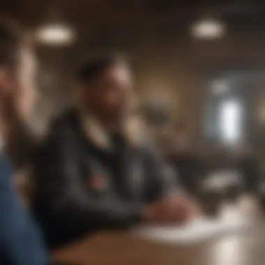 Diverse Perspectives in Mentorship A diverse group engaging in a mentorship discussion