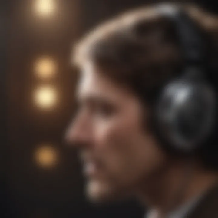 Visual metaphor for psychological aspects of listening