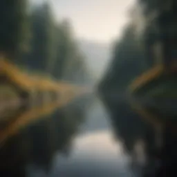 A serene landscape symbolizing peace and reflection