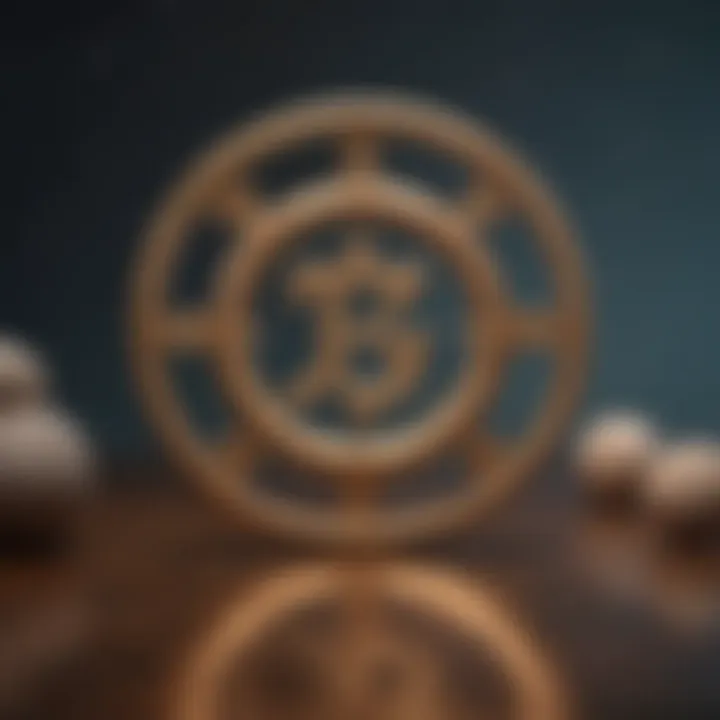 Mindfulness and productivity symbols on a serene background