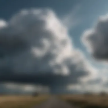 Cloudy Triggers Visual metaphor of a cloudy sky symbolizing unclear triggers for depression
