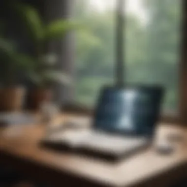 Tech-Free Tranquility Digital detox concept with disconnected devices and open book