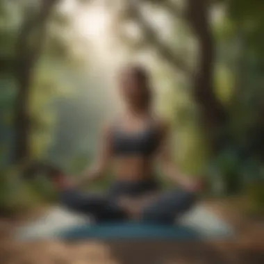 Yoga Harmony Retreat Person practicing yoga in a peaceful natural setting
