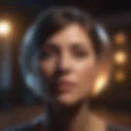 Visual representation of DISC personality types in a business context