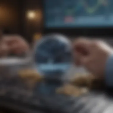 Analyzing Complex Financial Data Financial advisor analyzing complex financial data