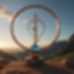 A serene landscape symbolizing balance