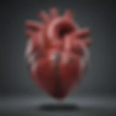 Heart Palpitations Experience Illustration capturing the sensation of heart palpitations during a panic attack