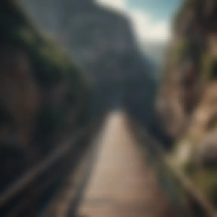 A bridge connecting two cliffs, illustrating the transition from doubt to confidence.