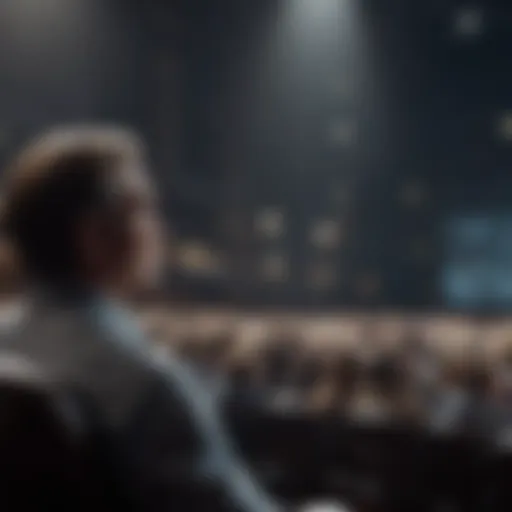 A dynamic speaker captivating an audience