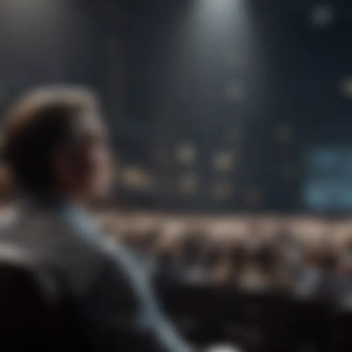 A dynamic speaker captivating an audience