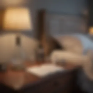 A journal and a pen on a bedside table, illustrating the importance of self-reflection and expression.