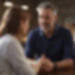 A health coach discussing strategies with a client