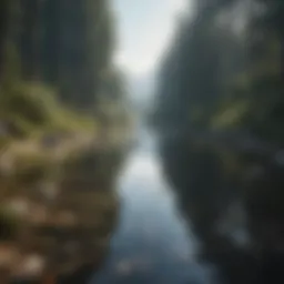 A serene landscape symbolizing mental clarity