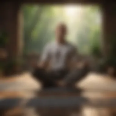 Meditative Bliss Mindfulness meditation to promote stress relief and relaxation