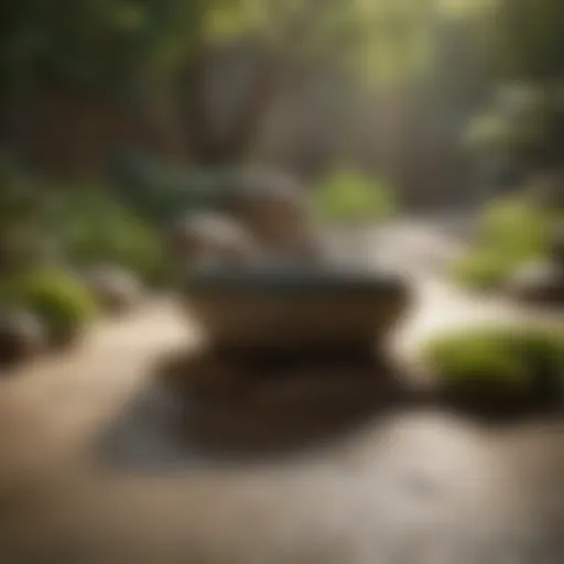 Zen garden symbolizing tranquility and peace of mind