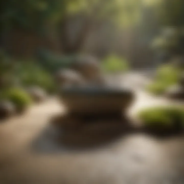 Zen garden symbolizing tranquility and peace of mind