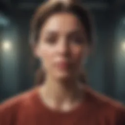 Empowering Mindfulness: A person in deep contemplation