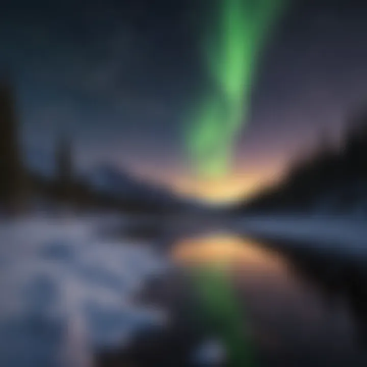 Soulful voice painting auroras in sound waves