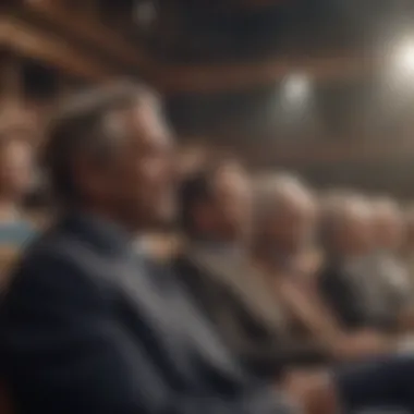 Inspired Audience Absorbing Wisdom Inspired audience absorbing wisdom