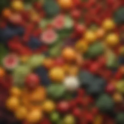 A vibrant assortment of fresh fruits and vegetables symbolizing holistic health