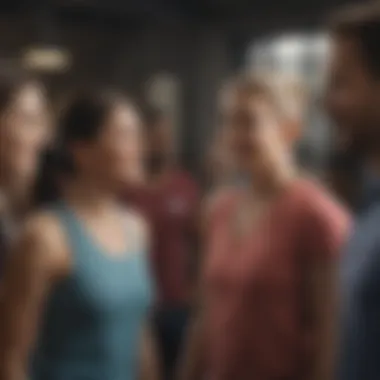 Connection: The Power of Community in Wellness A diverse group engaging in a supportive community activity