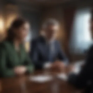 Effective Decision-Making A confident leader making a strategic decision in a meeting